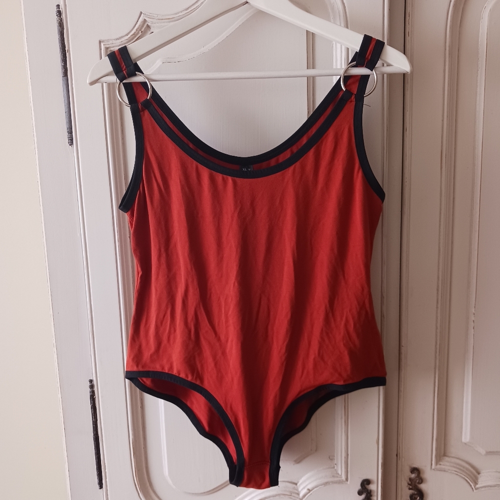 BULLY BOY Pumpkin Orange bodysuit